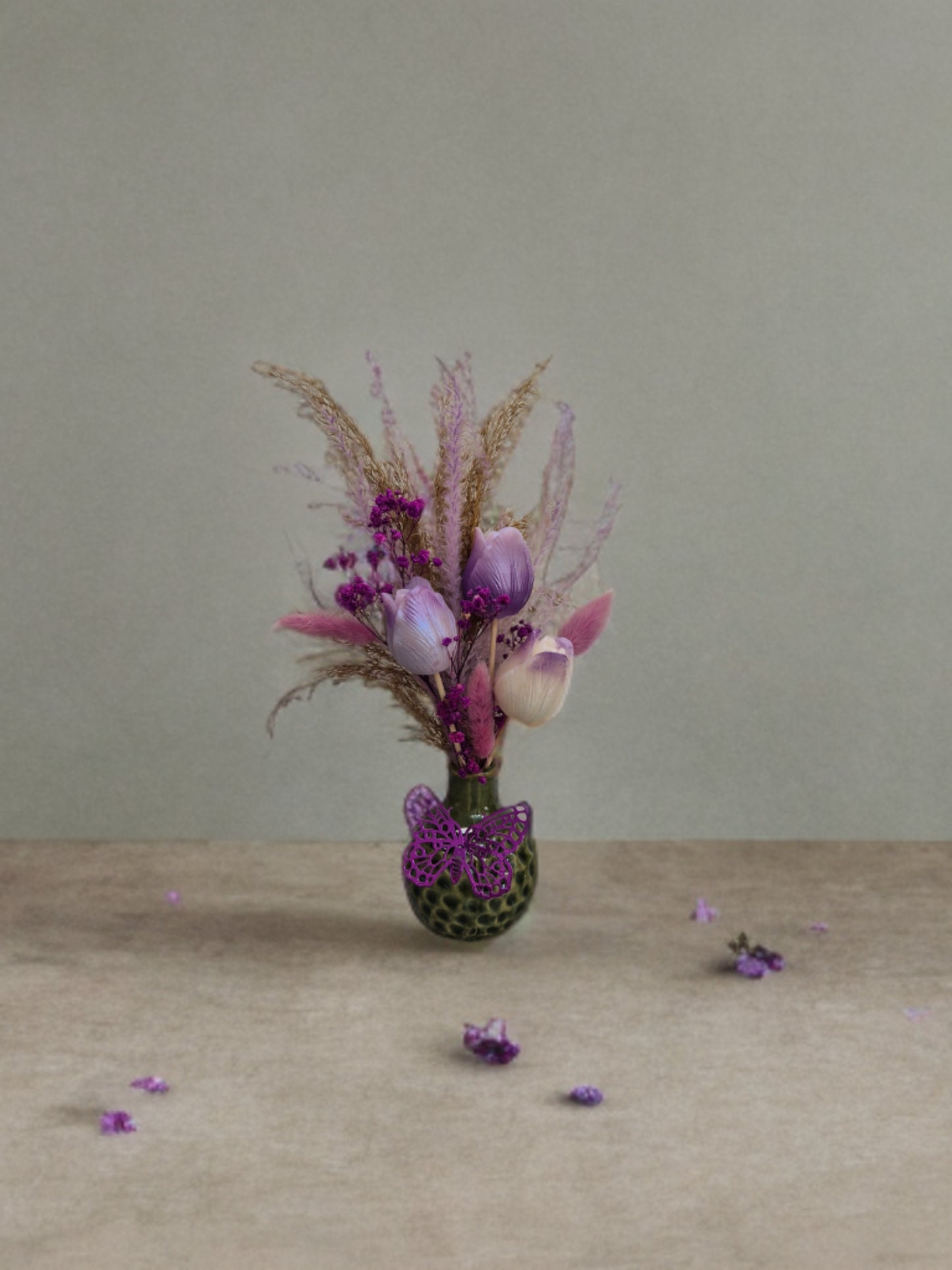 Sphère fleurie mini Fleur de Coton