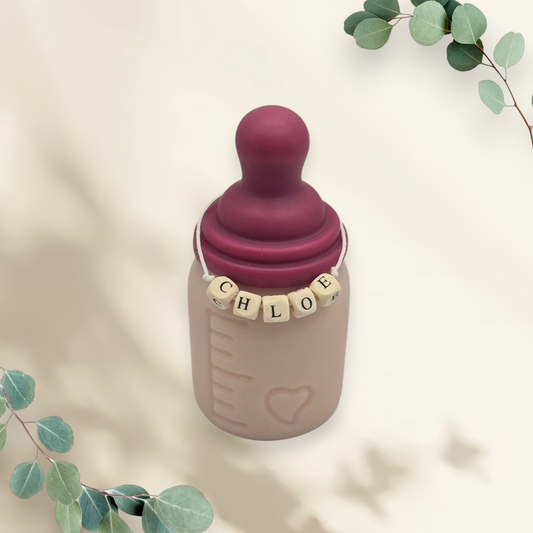 Biberon surprise parfumé avec prénom