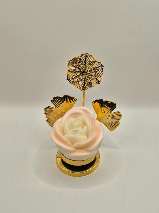 Rose parfumée sur support Adoucissant