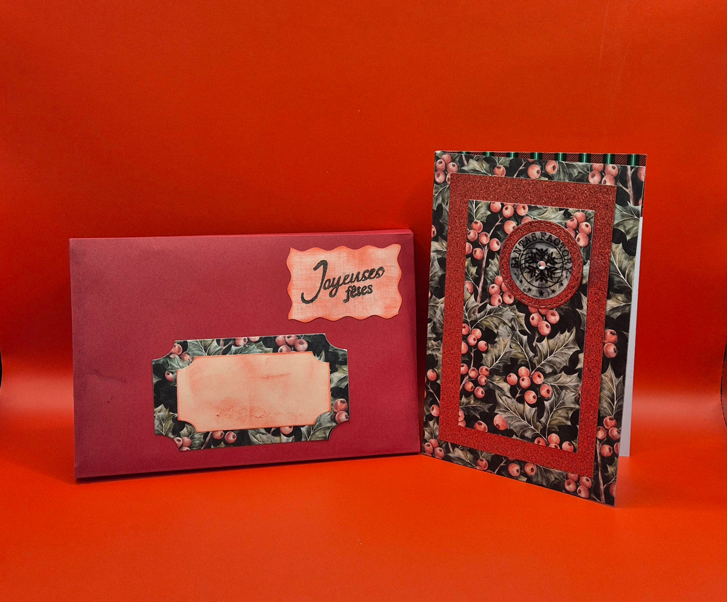 Carte de Noël parfumée