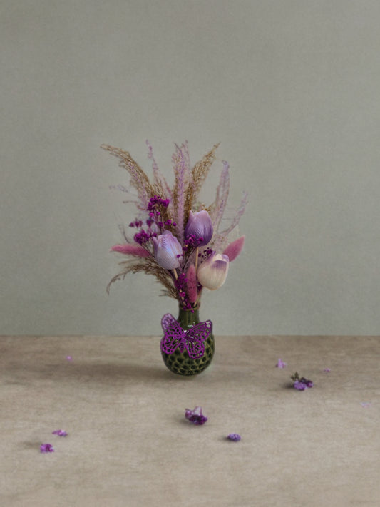 Sphère fleurie mini Fleur de Coton