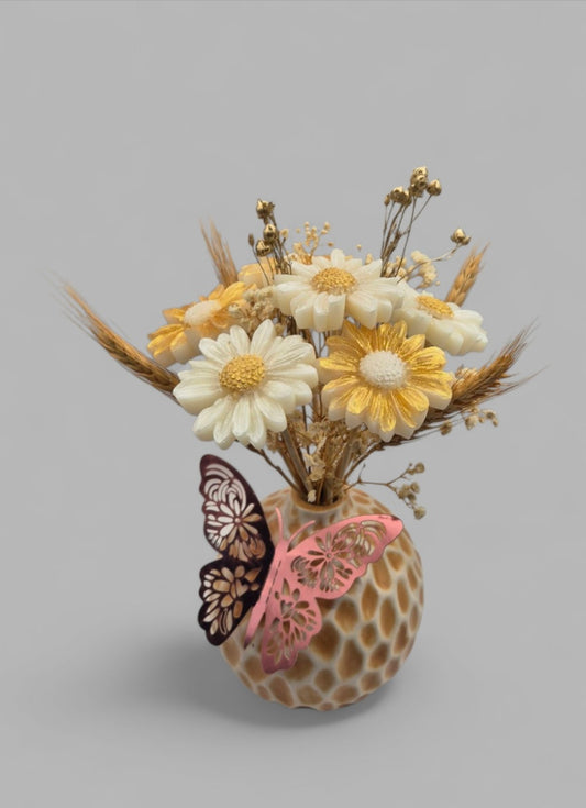 Sphère fleurie Parfum Vanille des îles