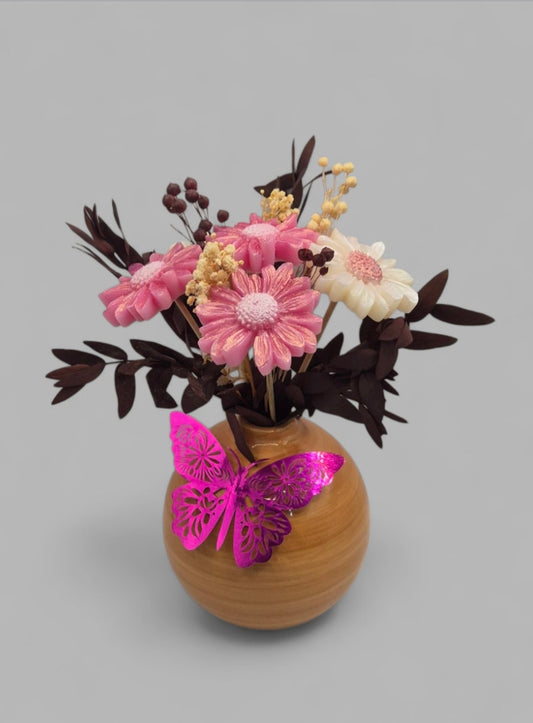 Sphère fleurie Parfum Vanille des îles