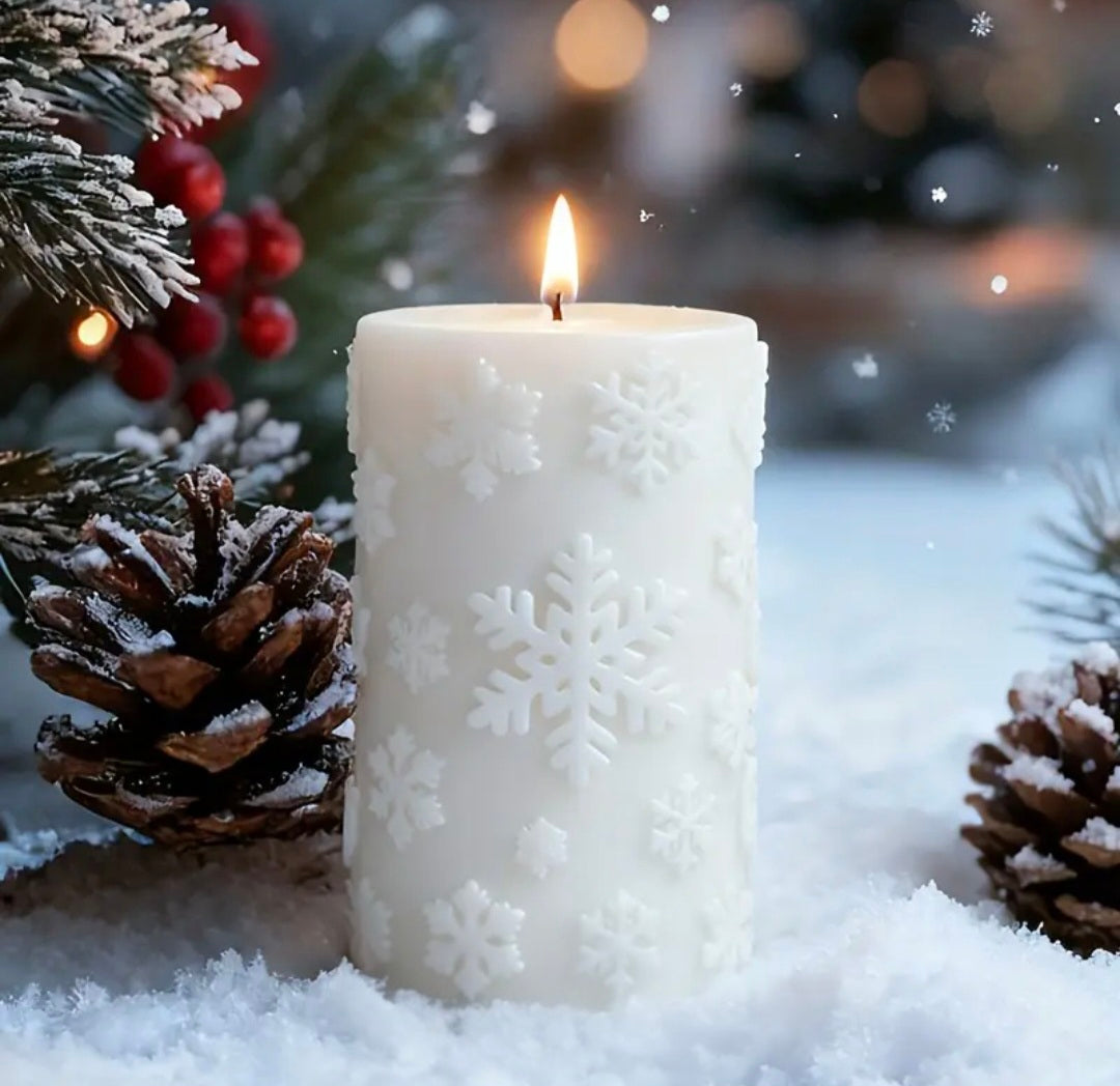 Bougie Flocon de neige