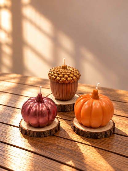 Lot 3 Bougies Douceur d’automne
